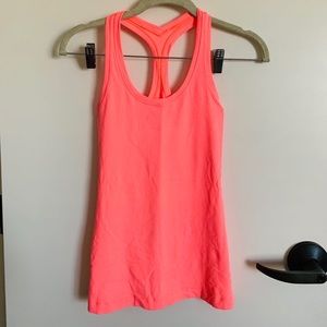 Lululemon neon pink tank